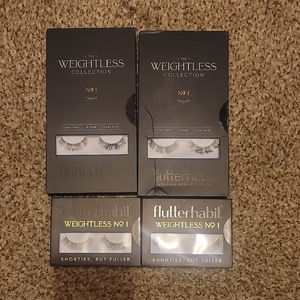 FlutterHabit Weightless Collection No. 1 Lashes - Black